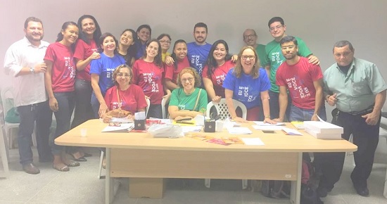 Parte da Equipe PREX que trabalhou no XXV Encontro de Extensão