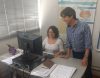 Editora-Chefe da Revista Extensão em Ação, Beatriz Gondim Matos, e Editor-Gerente Múcio Chagas na sala da Revista Eletrônica Extensão em Ação, 11 janeiro 2017